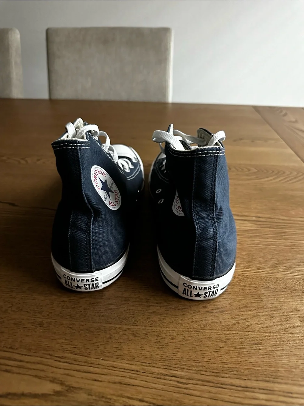 Converse High Top Sneakers - Navy & White